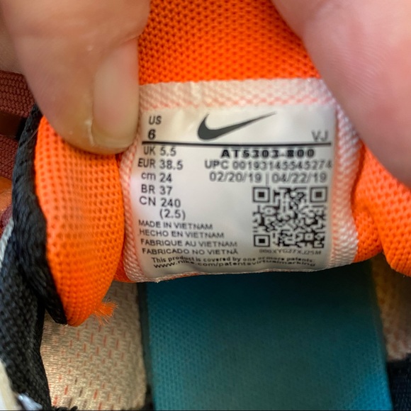 Nike Air Max Signal D/MS/X Guava Ice Athletic Trainer Shoes Mens 6 AT5303-800 - Picture 8 of 10